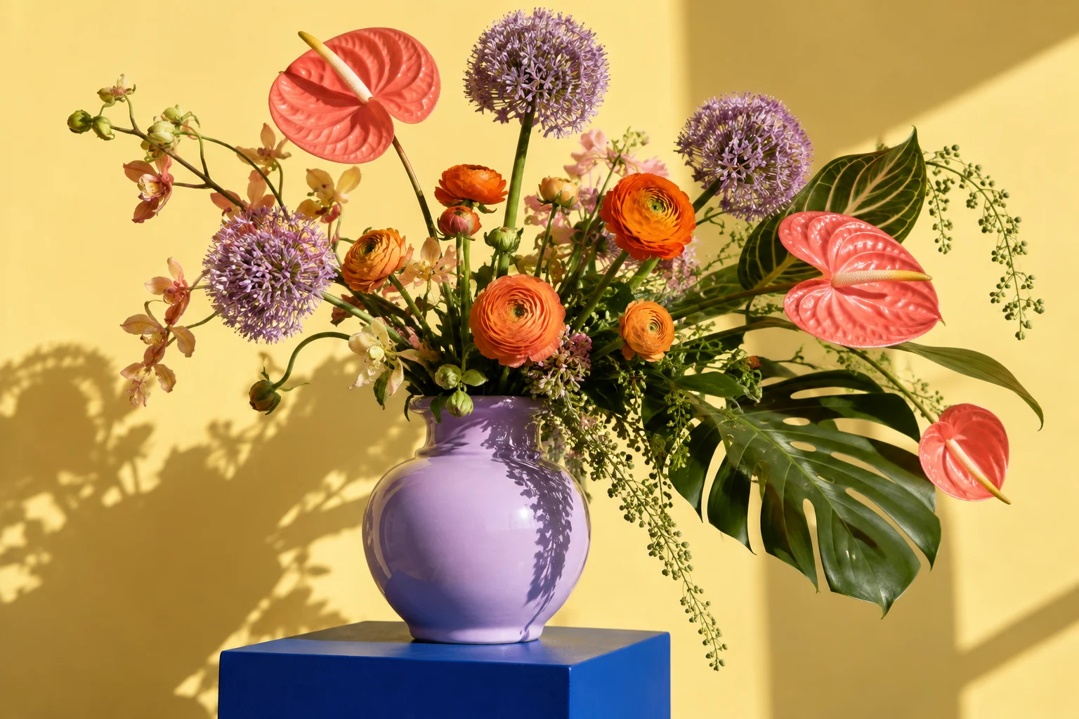 Fiesta — Coral · Naranja · Lila